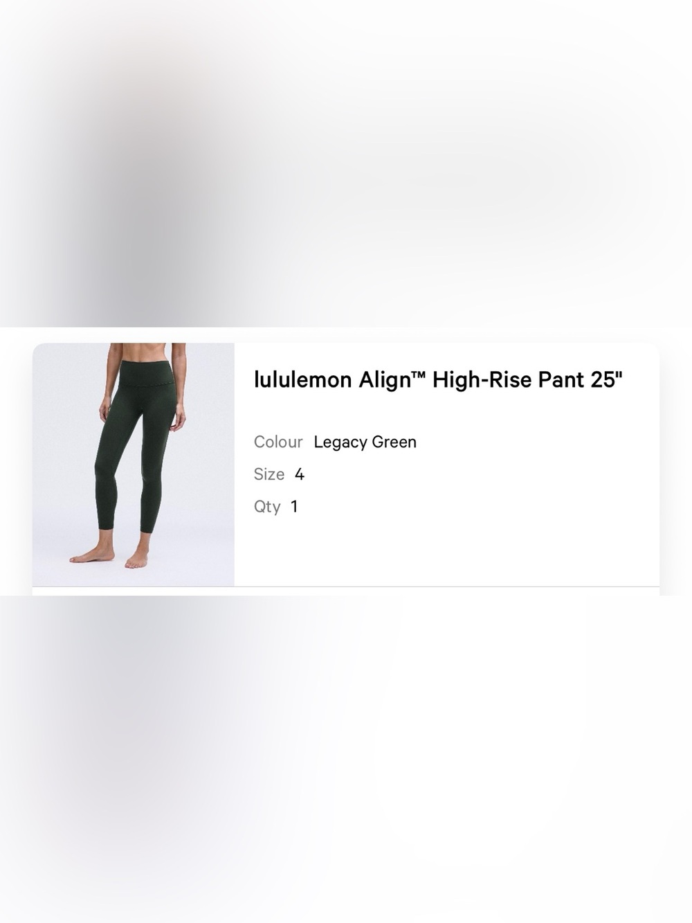 lululemon Align™ High-Rise Leggings in Legacy Green